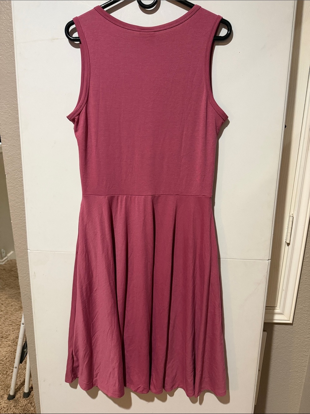 Lularoe Nicki Tank dress- Dusty Rose - Picture 2 of 3